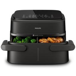 Philips Dubbele Airfryer - NA150/00 | Nu €35,- lager dan de adviesprijs | AH Voordeelshop