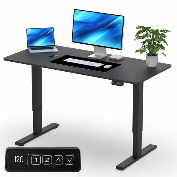 Brixy zit-sta bureau zwart