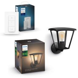 Philips Hue Inara buitenwandlamp + dimmer switch | €43 lager dan de aviesprijs | AH Voordeelshop