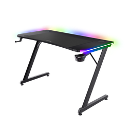 GXT 710 Gaming Desk met RGB packshot zijaanzicht