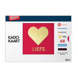 Afbeelding Kado + kaart Liefs