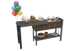 Keter Hosting Table versierd