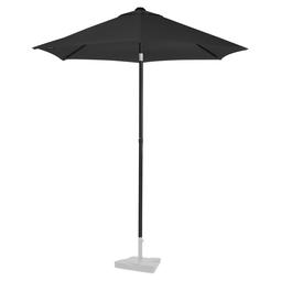 VONROC Parasol Torbole zwart 200cm - voorkant