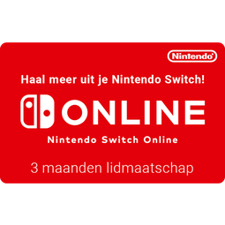 Afbeelding Nintendo Switch Online Abonnement 3 maanden cadeaukaart