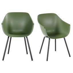 Iris stoelen set - olijfgroen