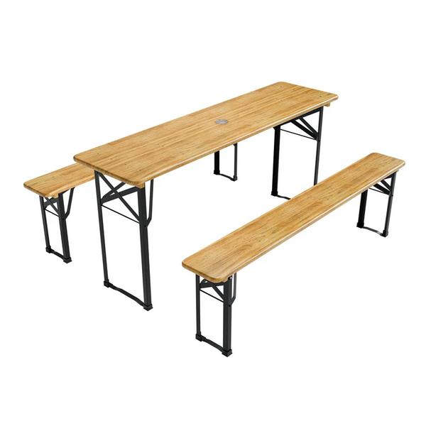 Afbeelding Biertafel met banken