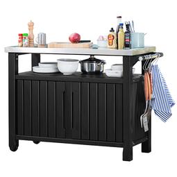 Keter Unity XL BBQ tafel - voorkant