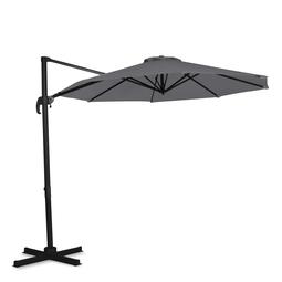 VONROC Parasol Bardolino 300cm - grijs - voorkant
