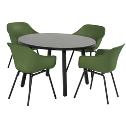 Combideal Diningset zwart | €426,- lager dan de adviesprijs | AH Voordeelshop