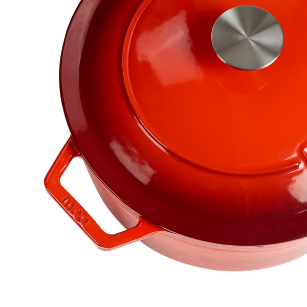 MOA Gietijzeren Braadpan 5,7L Rood