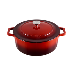 MOA Gietijzeren Braadpan 7,2L Rood
