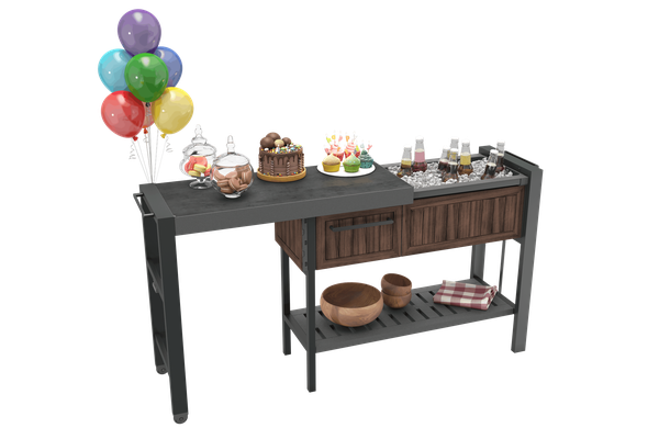 Keter Hosting Table versierd