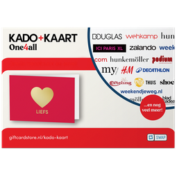 Afbeelding Kado + kaart Liefs