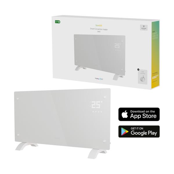 Hombli slimme convectie verwarming - 2000W | €70 lager dan de adviesprijs | AH Voordeelshop