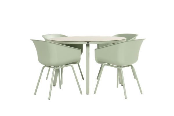 Combideal - Diningset soft green - Sorrento Spring Green (KUIP) packshot