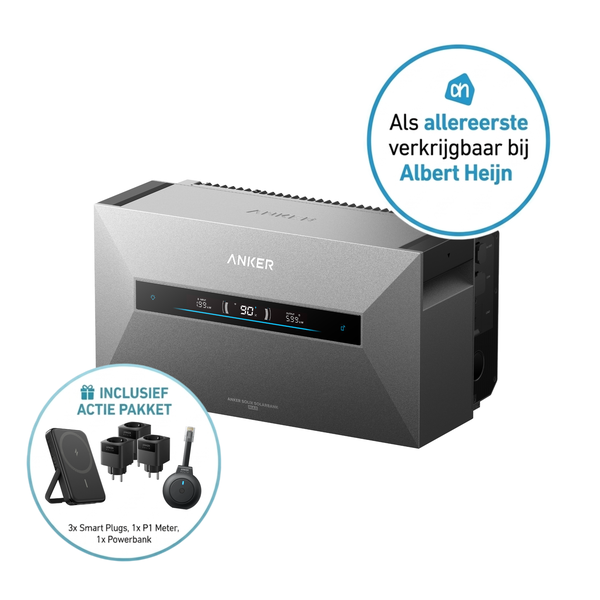 Anker Solix Solarbank Max 7 tot 21 kwh | €500,- lager dan de adviesprijs | AH Voordeelshop