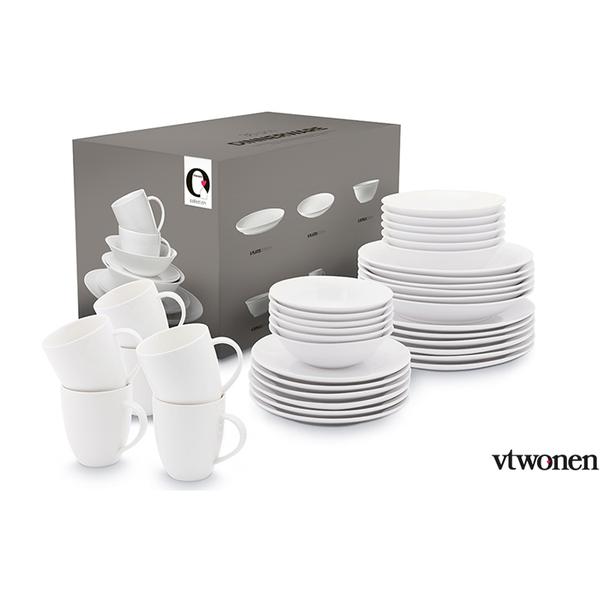 vtwonen 36-delige serviesset | Vanaf €170,- lager dan de adviesprijs| AH Voordeelshop