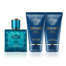 Versace Eros Pour Homme Giftset Eau de Toilette Spray 50 ml & Bath & Shower Gel 50 ml & Aftershave Balm 50 ml