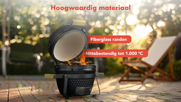 KitchenBrothers Deluxe Kamado 16 inch sfeerbeeld