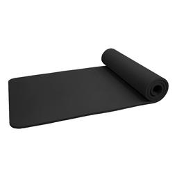 Focus Fitness NBR Fitnessmat Zwart uitgerold