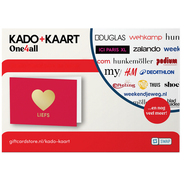 Afbeelding Kado + kaart Liefs