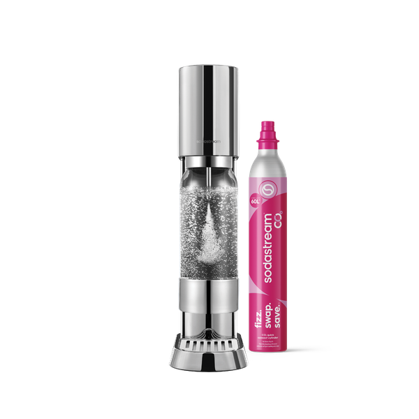 SodaStream Enso zwart bruiswatertoestel met 1L bruiswaterfles en CO2 cilinder
