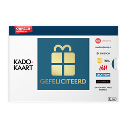 Afbeelding Kado+Kaart Gefeliciteerd