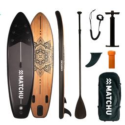 MATCHU - opblaasbaar supboard - hout/mandala | Nu met €250,- korting | AH Voordeelshop